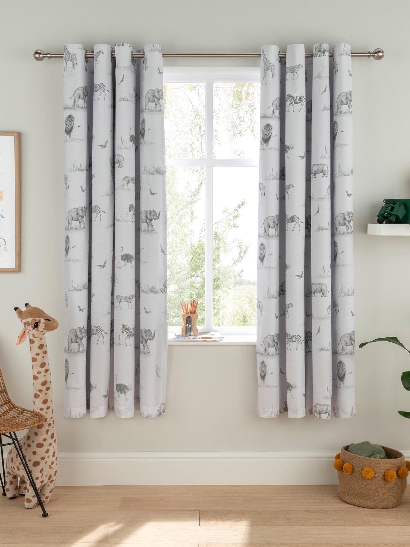 Product photograph of Sam Faiers Little Knightleys Zambezi Curtain 66x72 from very.co.uk