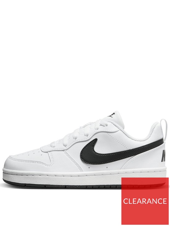 front image of nike-older-kids-court-borough-low-recraft-trainers