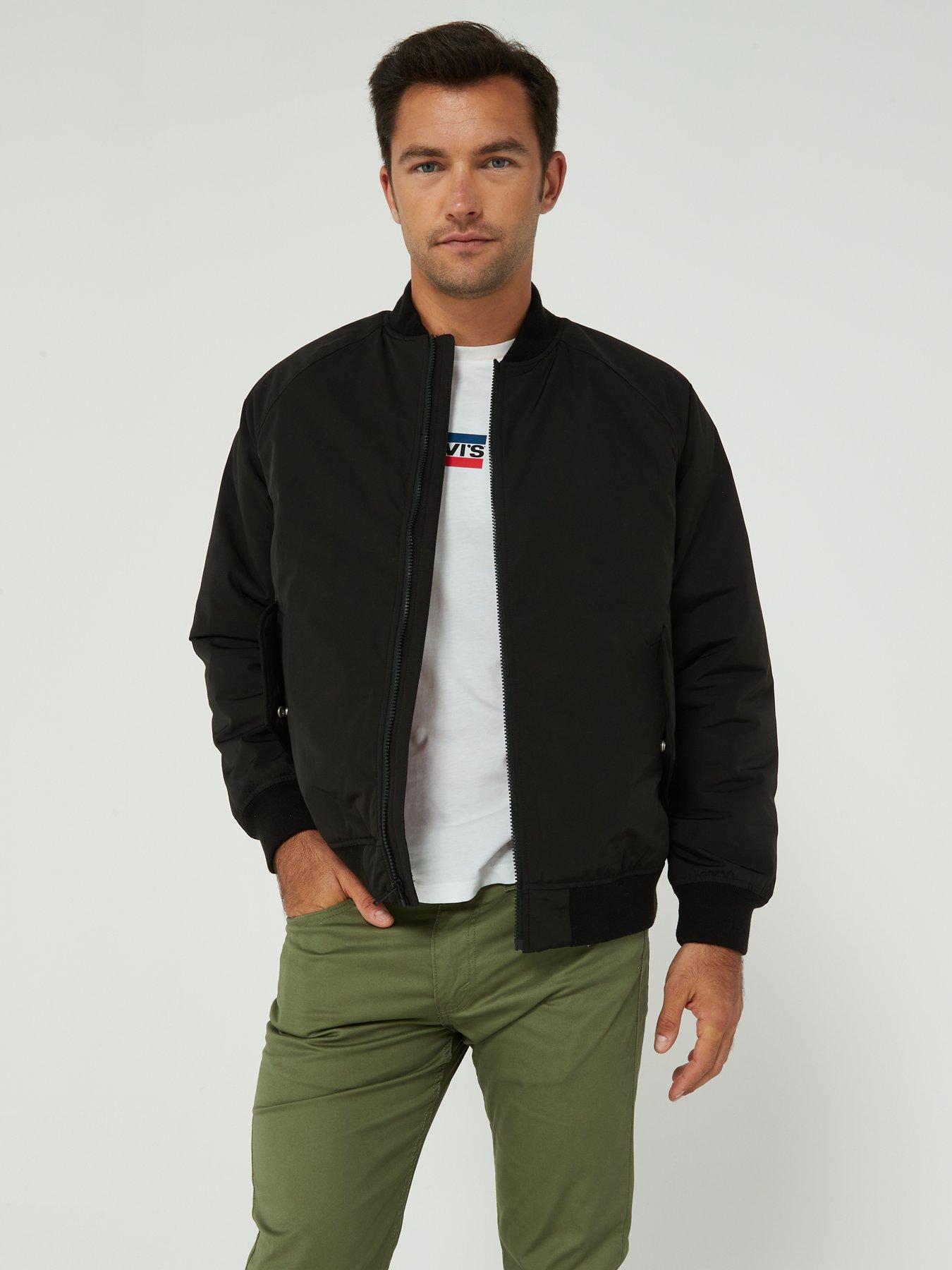 Levis jacket mens clearance black