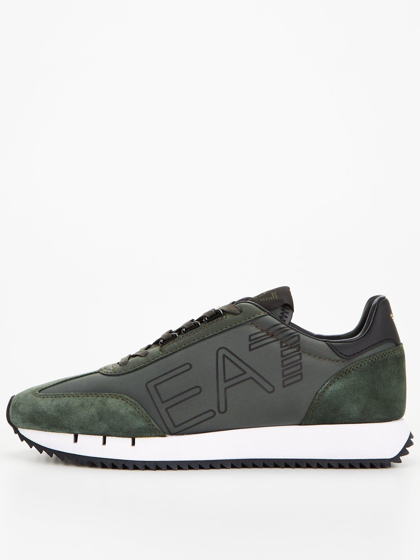 Green on sale armani trainers