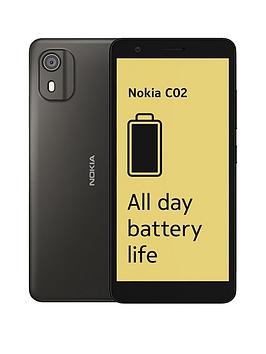 Nokia C02 32Gb Storage, Dual Sim - Charcoal