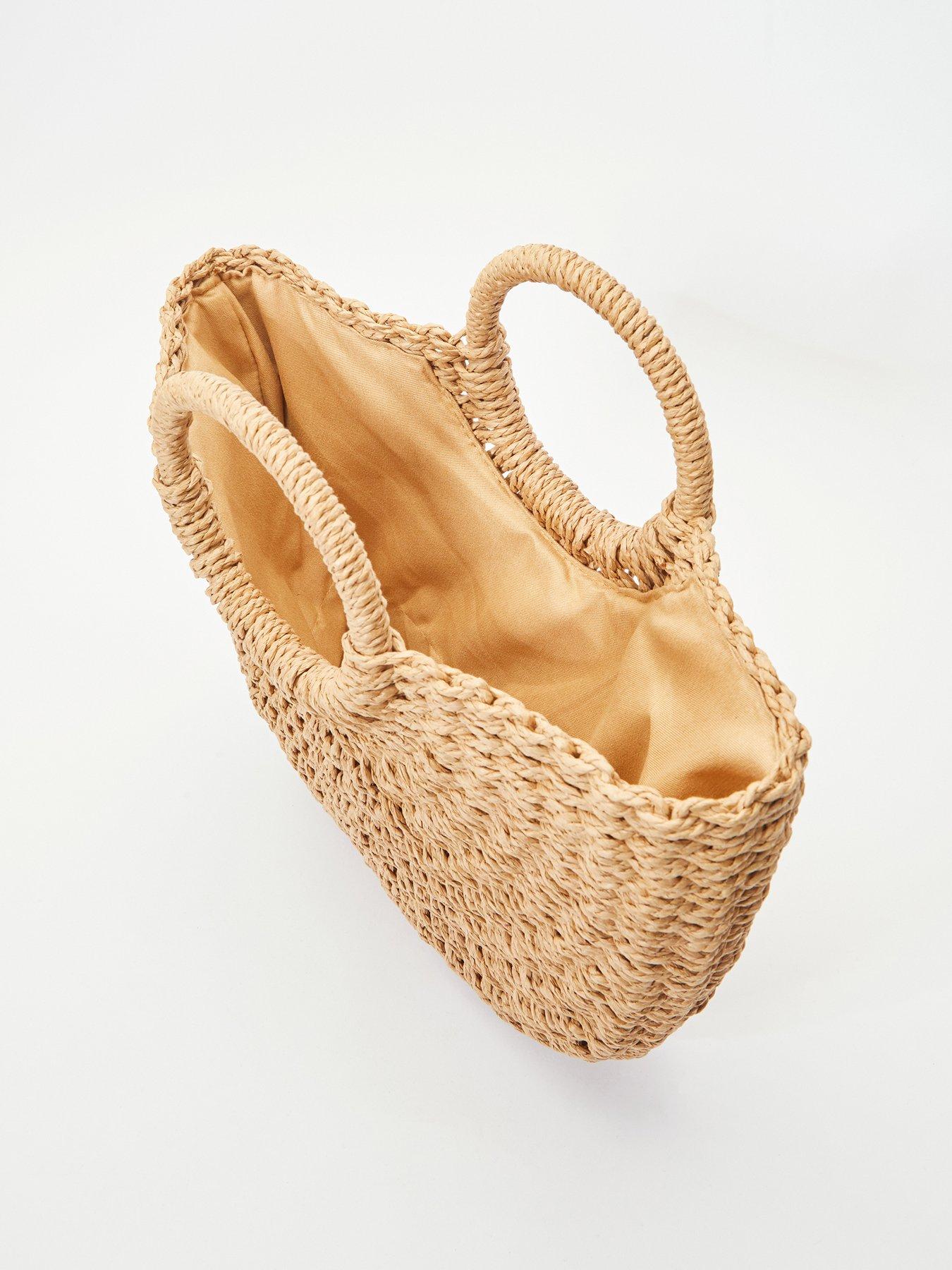 Image 4 of 4 of Quiz Bridal Straw Handbag