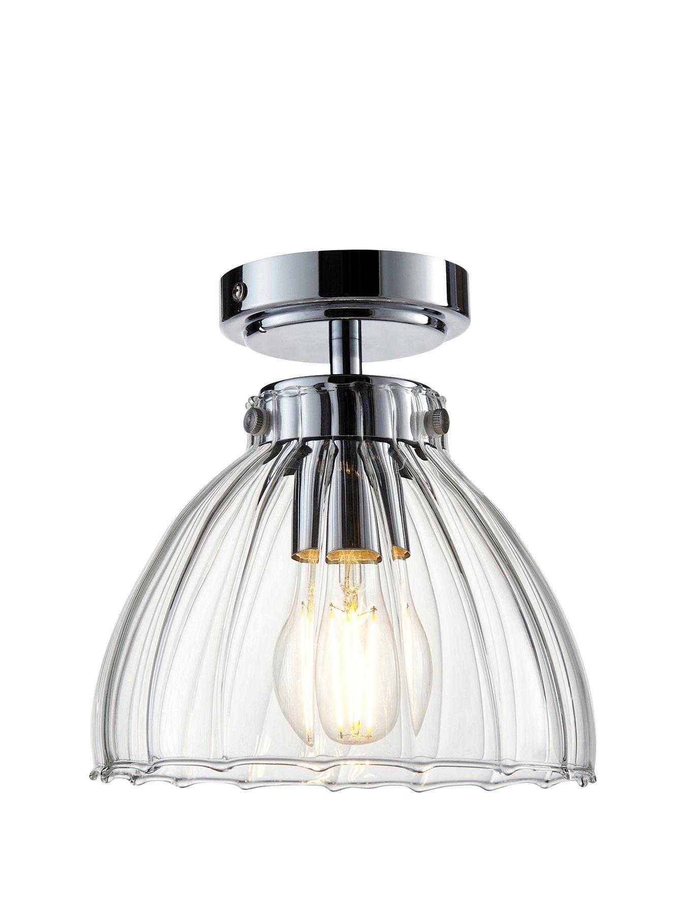 Image 1 of 4 of Very Home Lilleth Flush Ceiling Light