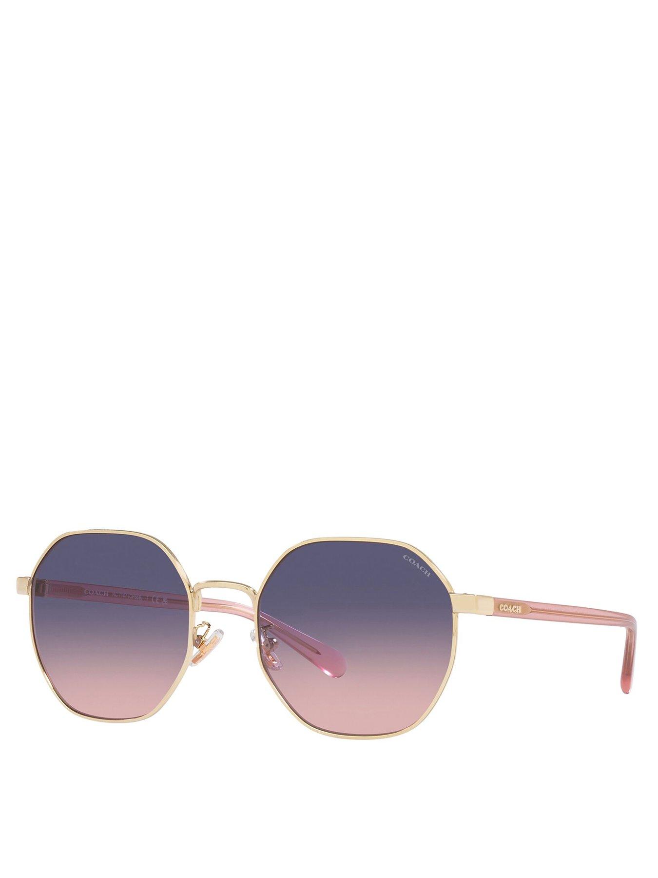 Coach best sale sunglasses round