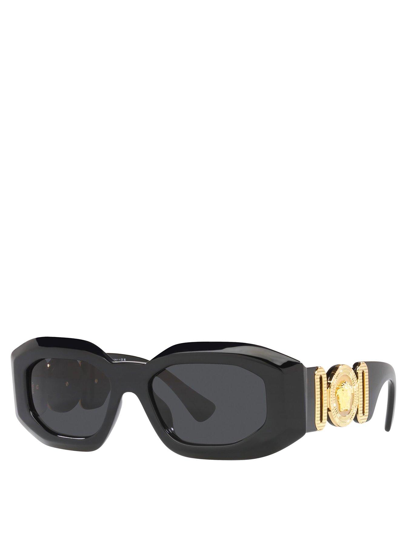 VERSACE Irregular Acetate Sunglasses