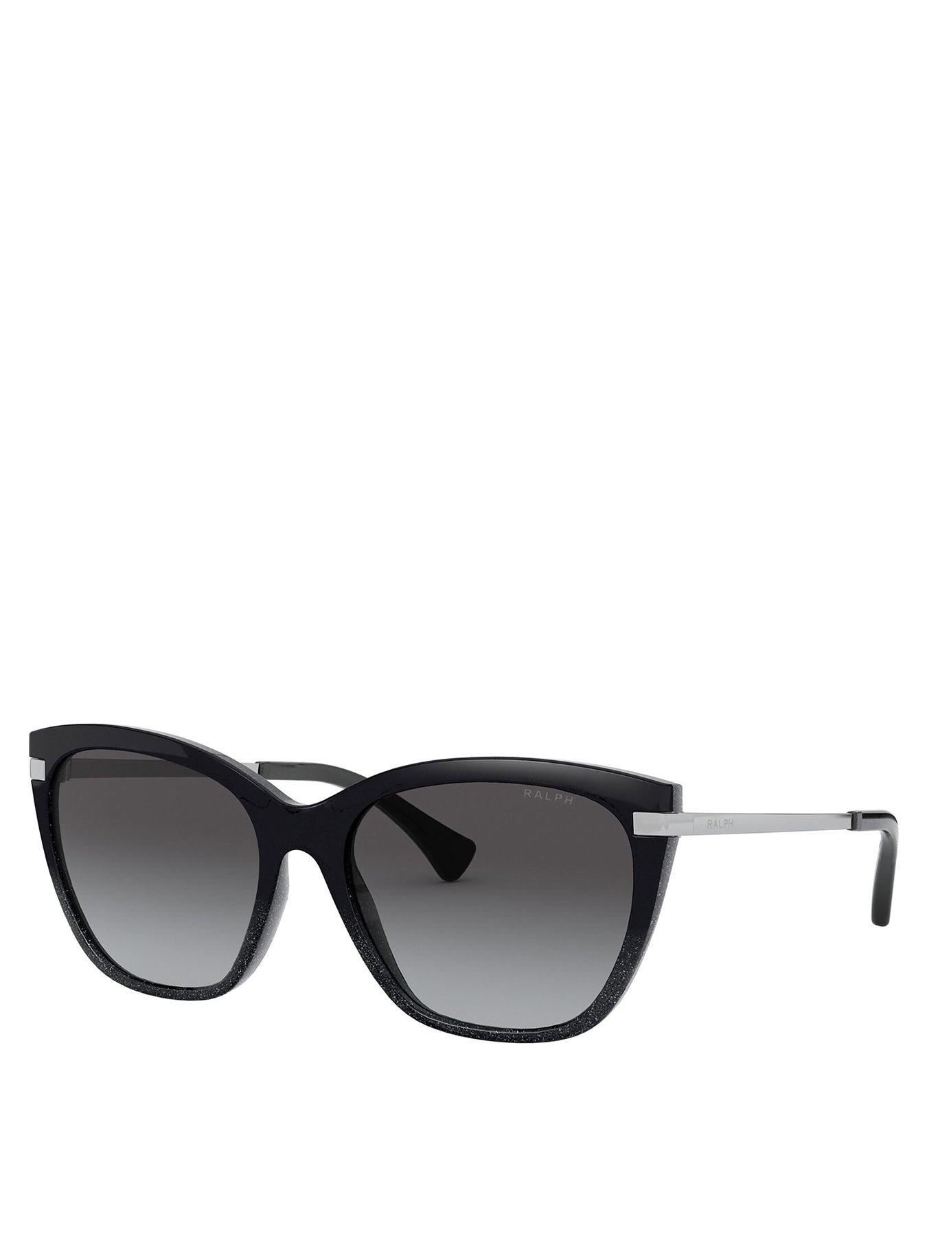 undefined Butterfly Acetate Sunglasses - Black