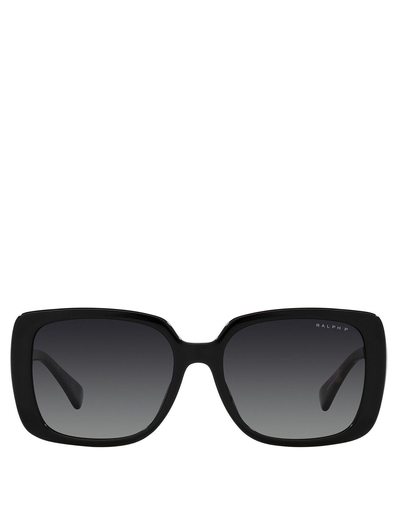 Image 3 of 4 of Ralph Rectangle Sunglasses - Black