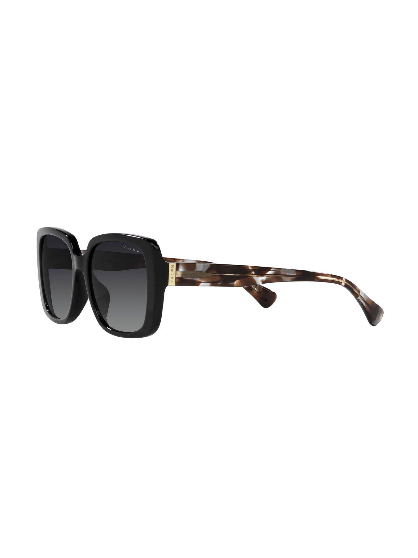 Image 4 of 4 of Ralph Rectangle Sunglasses - Black