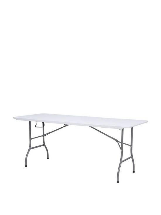 front image of streetwize-accessories-6ft-blow-moulded-table