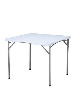 Product photograph of Streetwize Accessories 3 Blow Moulded Table 88 X 88 X 74cm from very.co.uk