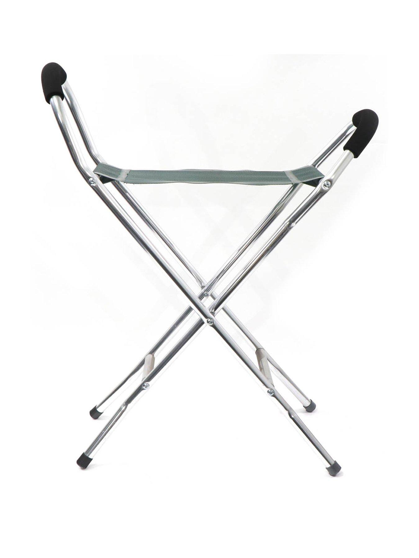 Product photograph of Streetwize Accessories Walking Stick Chair- Green from very.co.uk