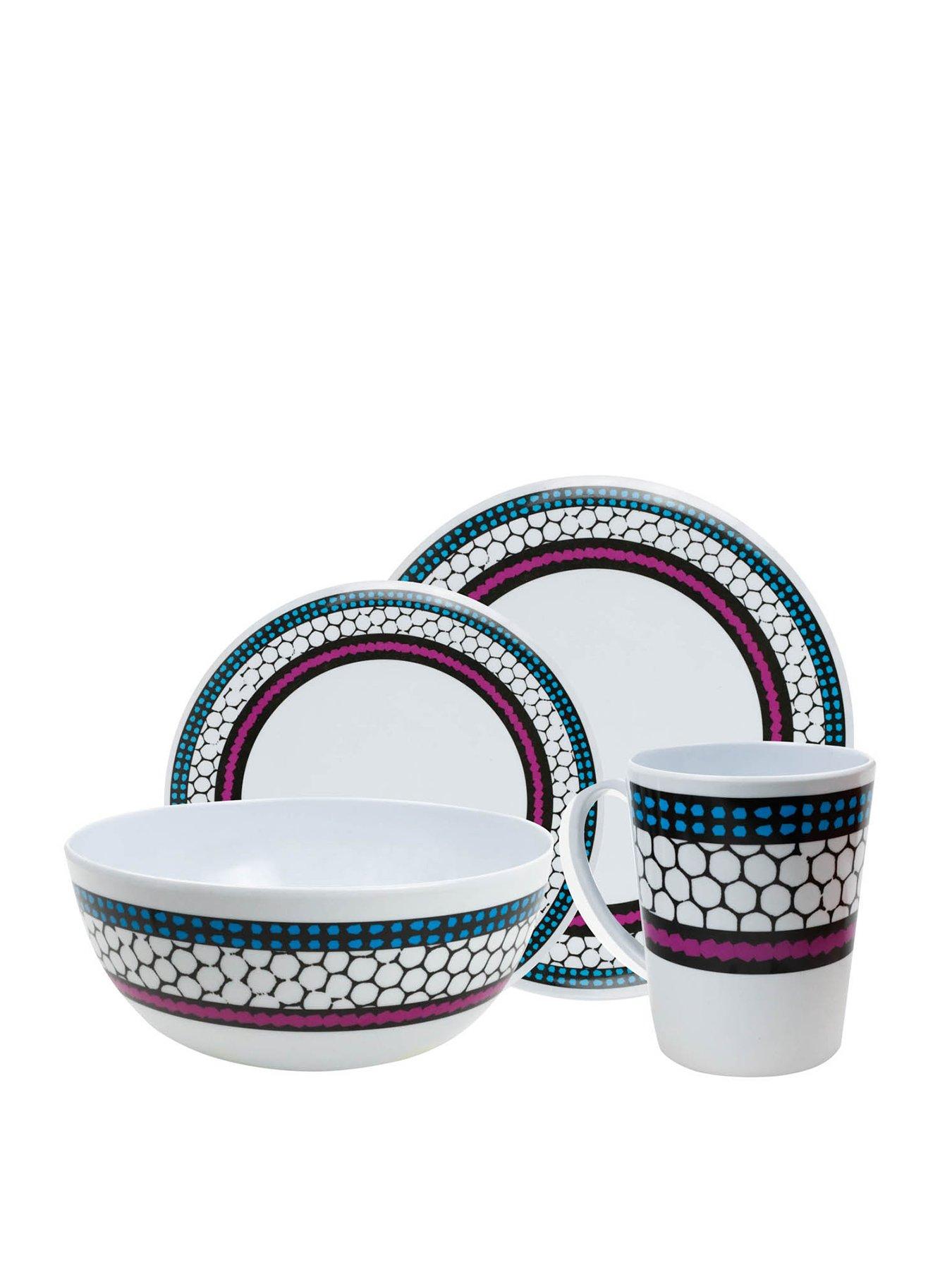 Image 1 of 5 of Streetwize 16 pce Melamine Set -  Honeycomb