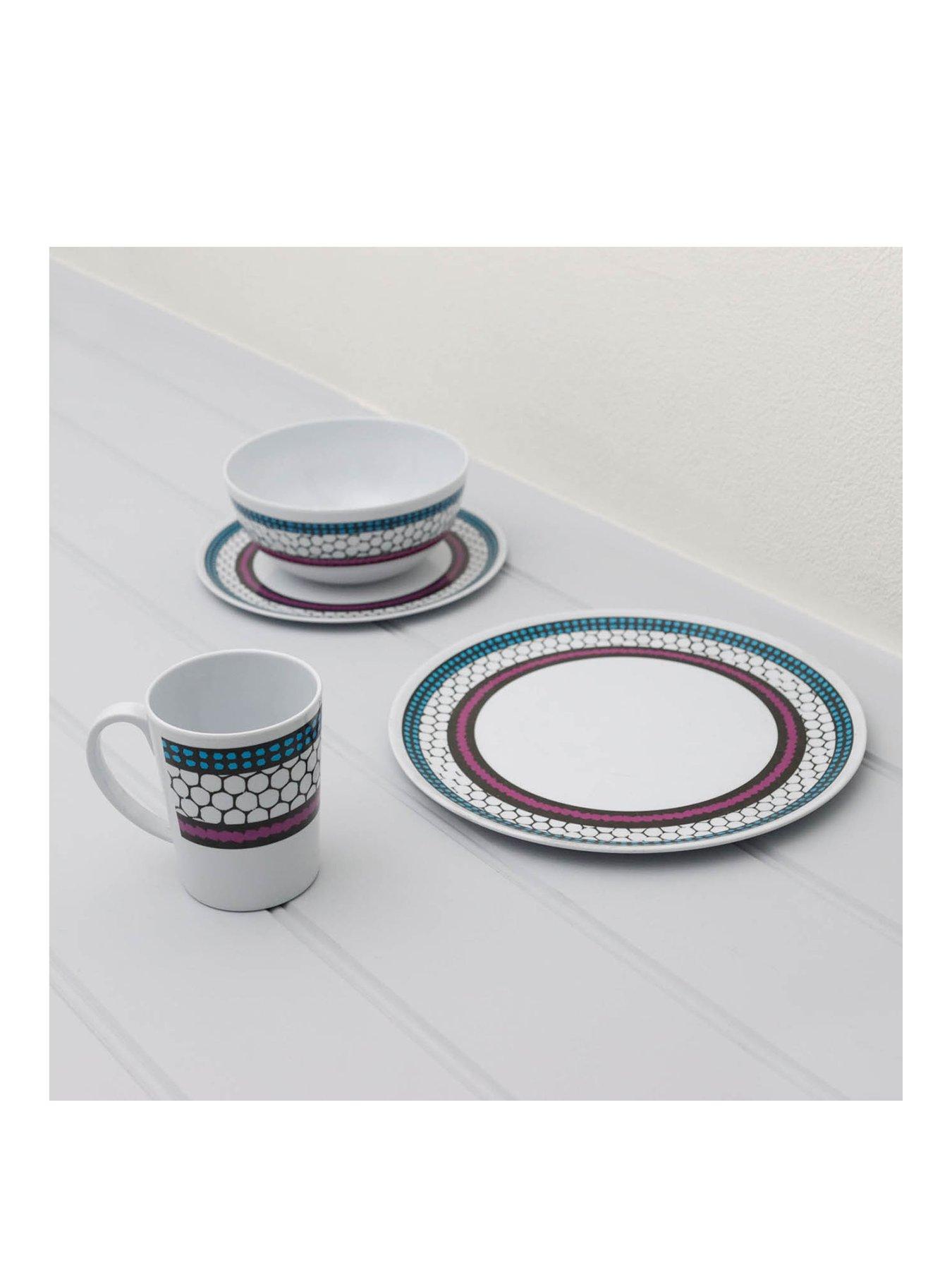 Image 2 of 5 of Streetwize 16 pce Melamine Set -  Honeycomb