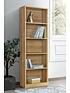  image of everyday-metro-tall-wide-bookcase-oak--fscreg-certified