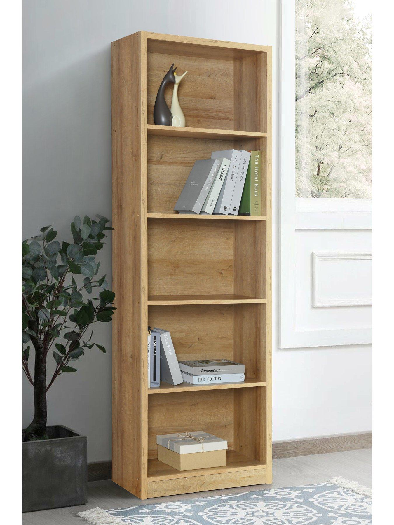 undefined Metro Tall Wide Bookcase - Oak- FSC® Certified