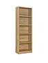  image of everyday-metro-tall-wide-bookcase-oak--fscreg-certified