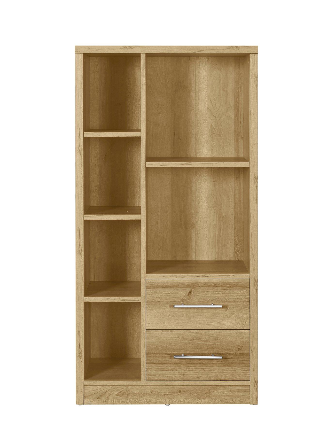 Image 4 of 7 of Very Home Metro 3 Piece Storage Bookcase Package - Oak&nbsp;- FSC&reg; Certified