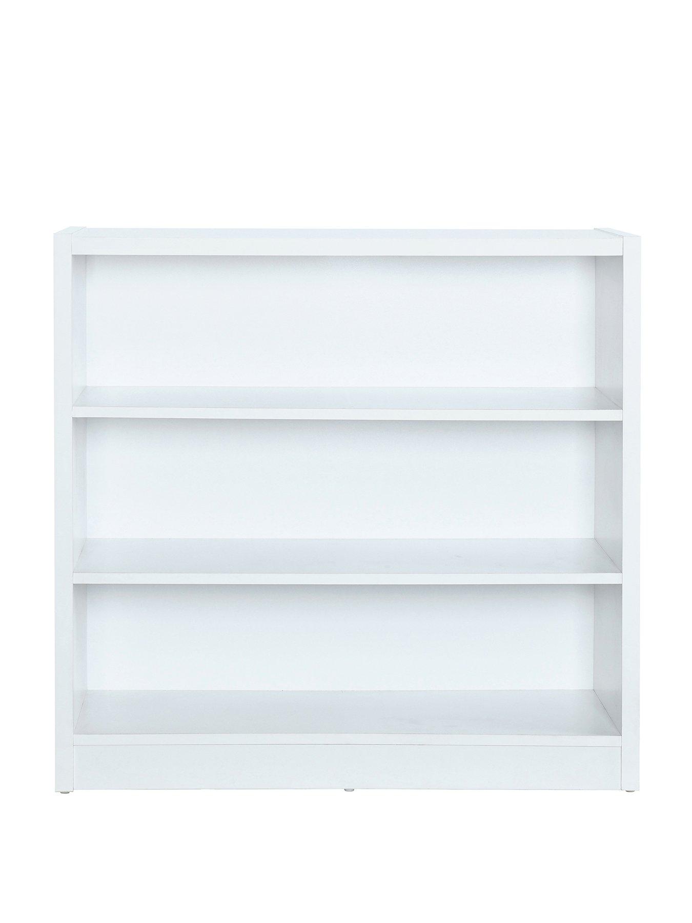 Image 2 of 6 of Very Home Metro Small Wide Bookcase - White - FSC&reg; Certified