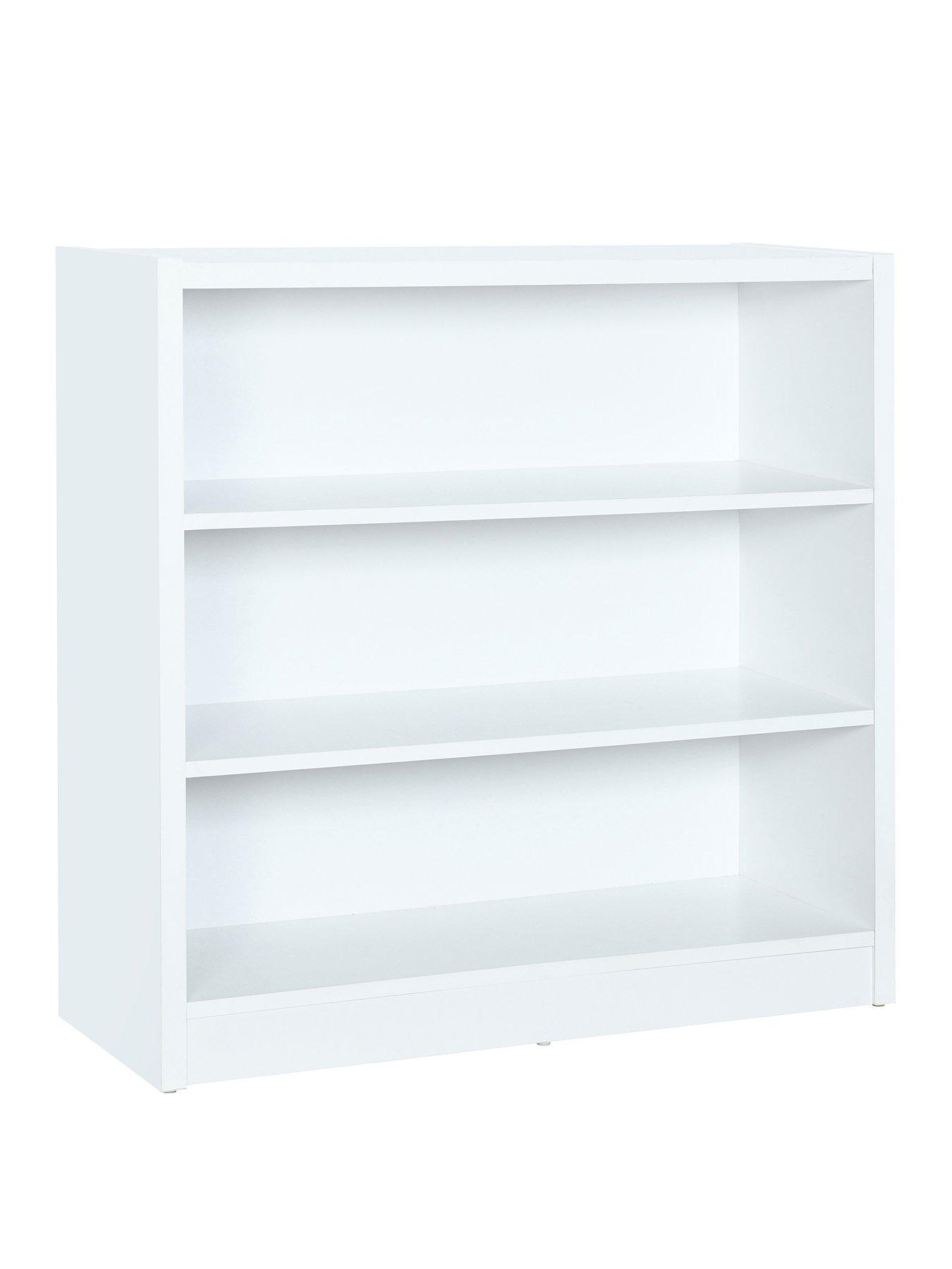 Image 3 of 6 of Very Home Metro Small Wide Bookcase - White - FSC&reg; Certified