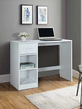 Product photograph of Everyday Metro Desk - White - Fsc Reg Certified from very.co.uk