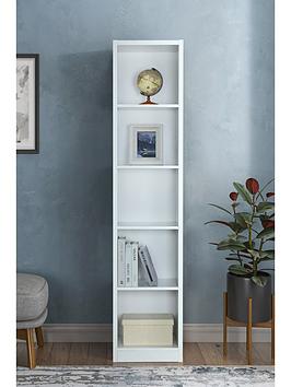 Product photograph of Everyday Metro Tall Bookcase - White - Fsc Reg Certified from very.co.uk