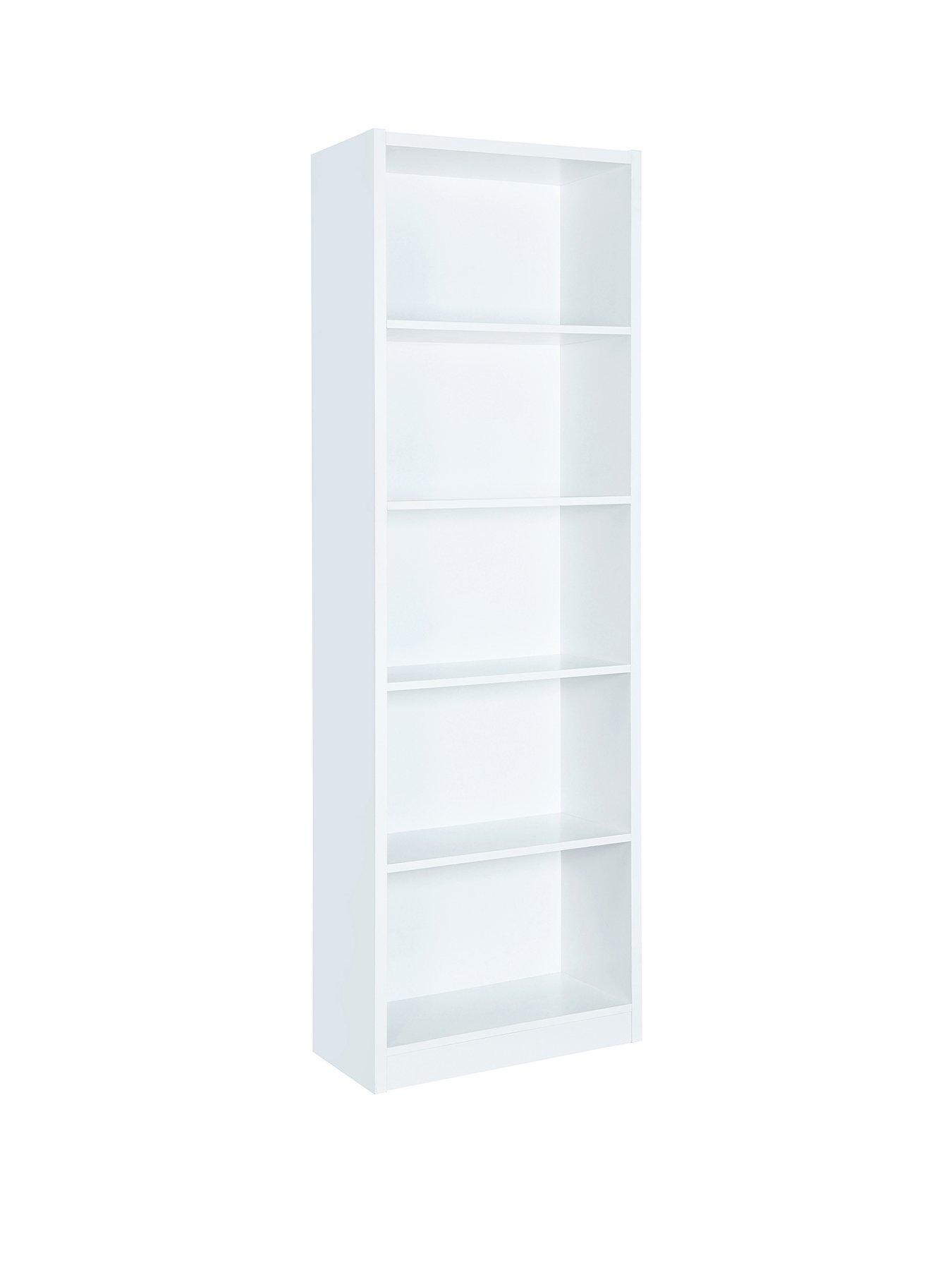 Image 3 of 6 of Very Home Metro Tall Wide Bookcase - White&nbsp;- FSC&reg; Certified