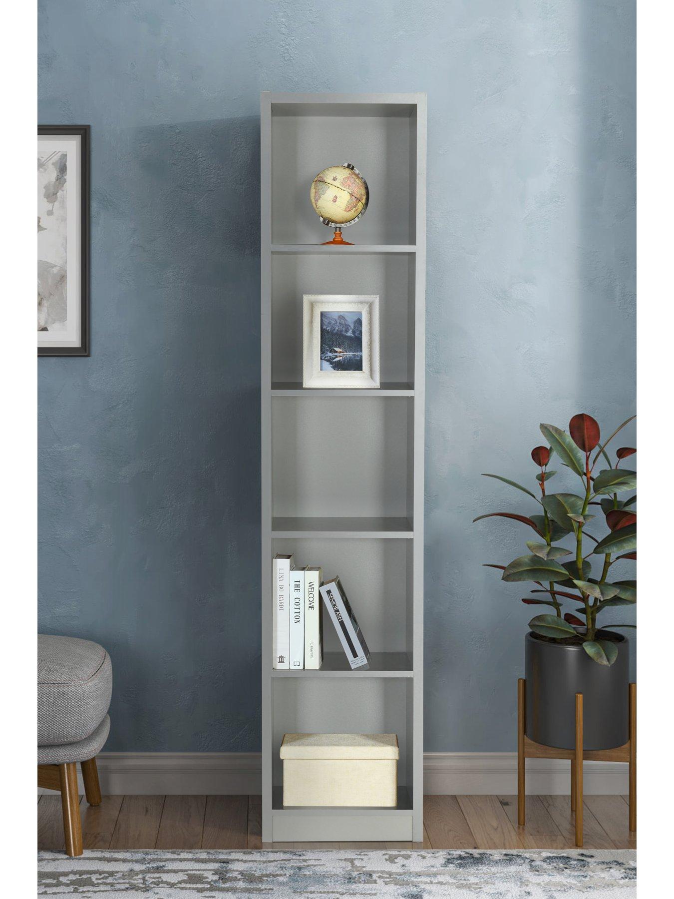 The Very Collection Metro Tall Bookcase - Grey - FSC® Certified