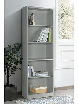Product photograph of Everyday Metro Tall Wide Bookcase - Grey - Fsc Reg Certified from very.co.uk
