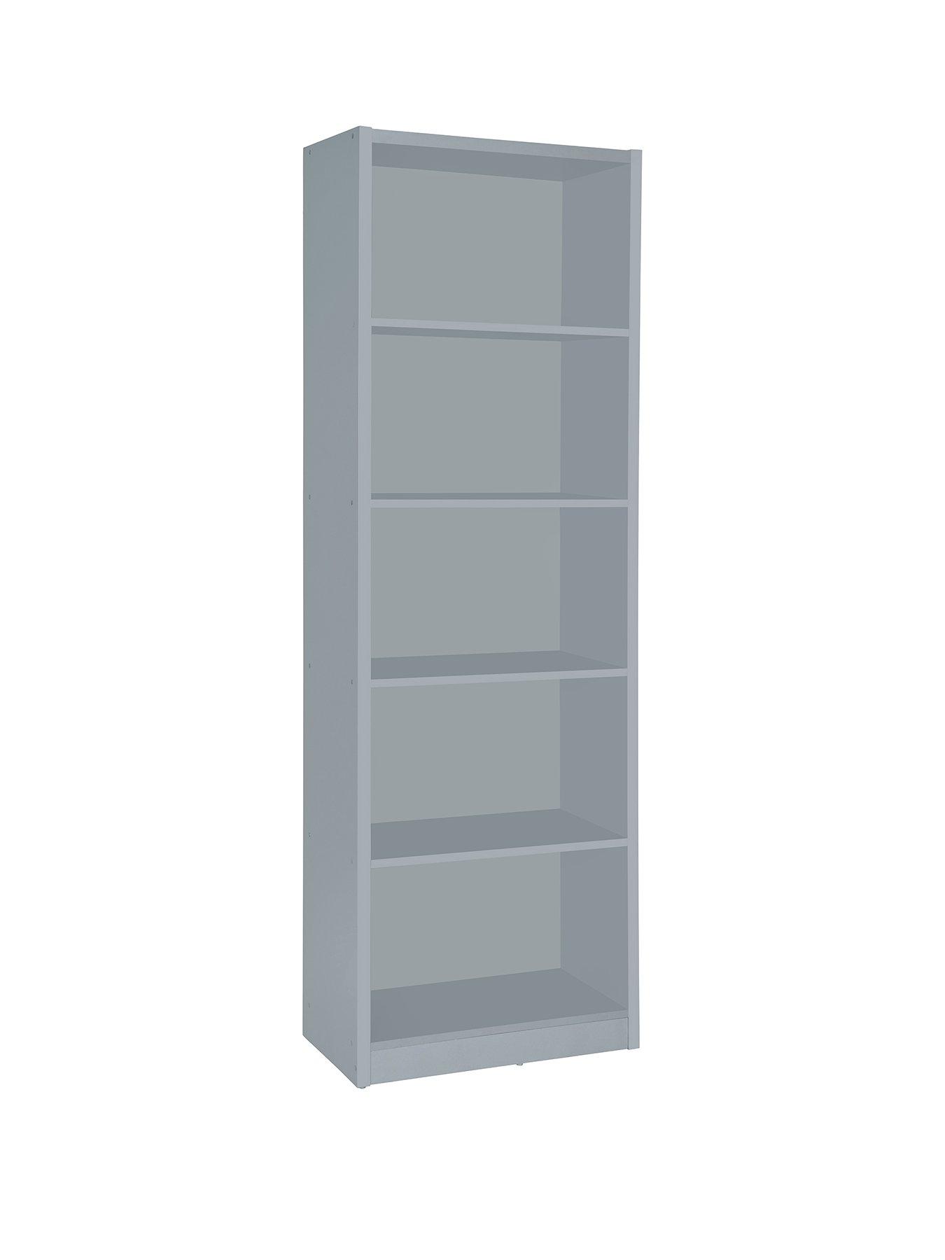 Image 3 of 6 of The Very Collection Metro Tall Wide Bookcase - Grey - FSC&reg; Certified