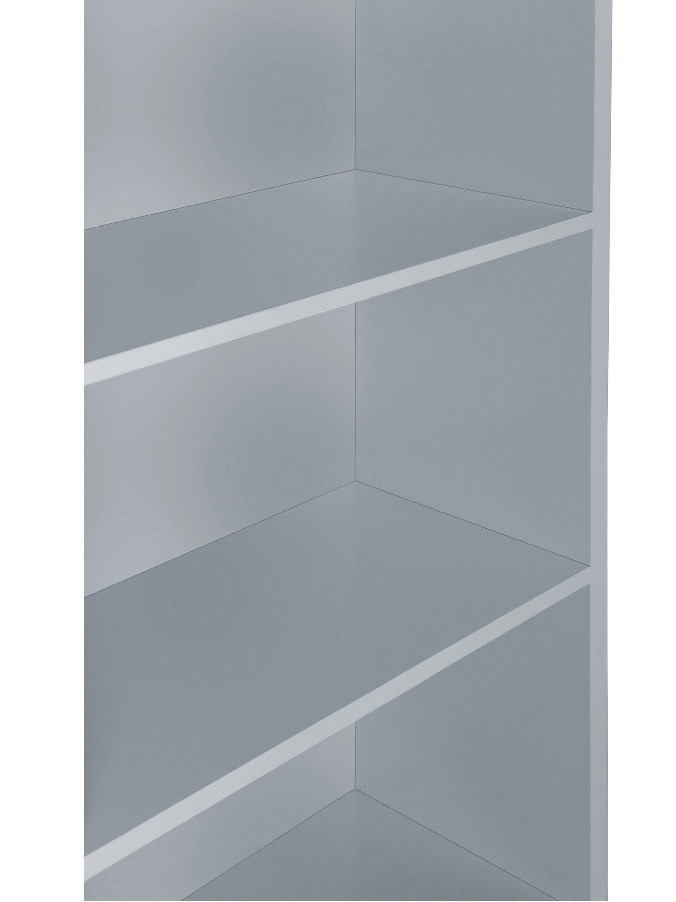 Image 5 of 6 of The Very Collection Metro Tall Wide Bookcase - Grey - FSC&reg; Certified