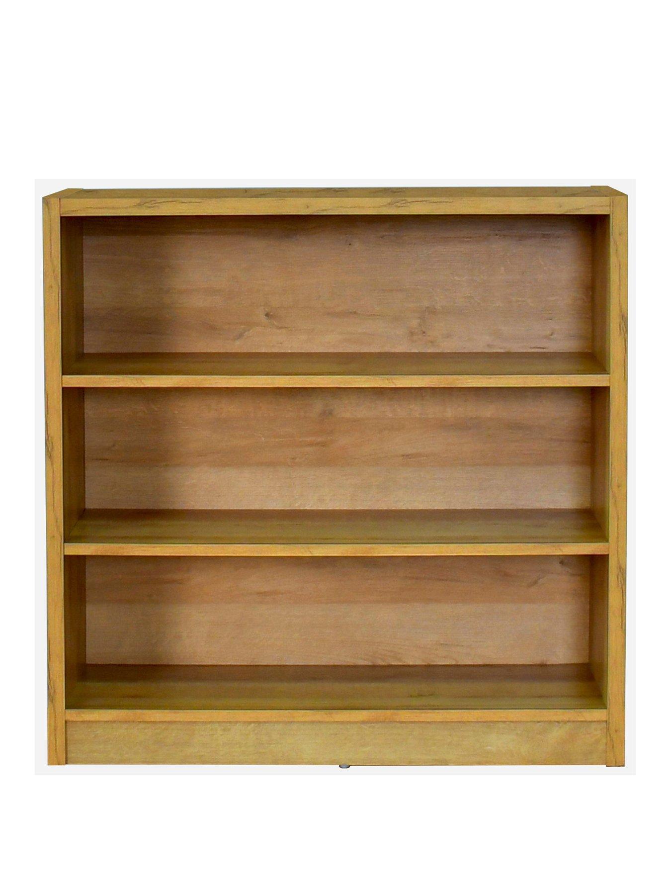 Image 2 of 6 of Very Home Metro Small Wide Bookcase - Oak - FSC&reg; Certified