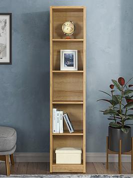 Product photograph of Everyday Metro Tall Bookcase - Oak - Fsc Reg Certified from very.co.uk