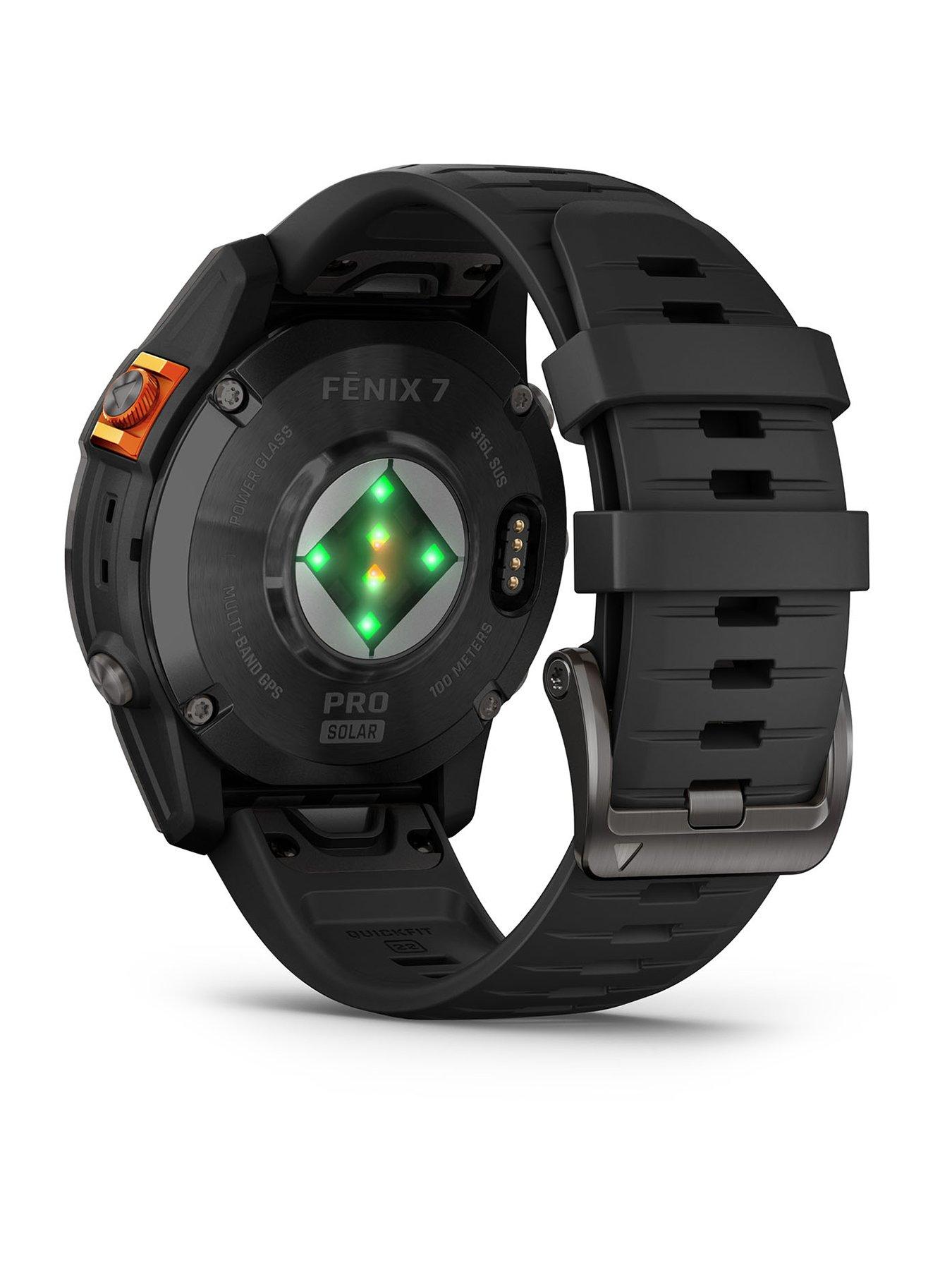 Fenix 7 Pro - Slate Grey Stainless Steel, Black Band