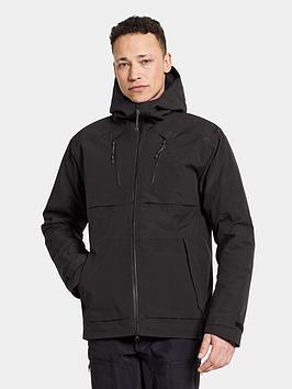 didriksons povel usx jacket 2 - black, black, size s, men