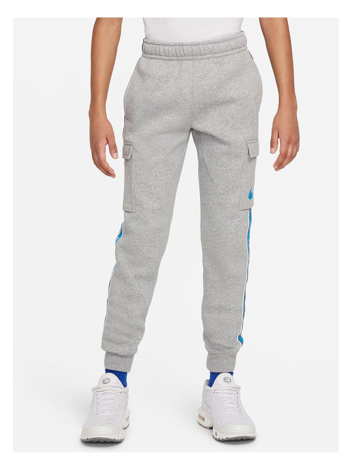 Nike Older Boys Repeat Cargo Pants - Dark Grey | Very.co.uk