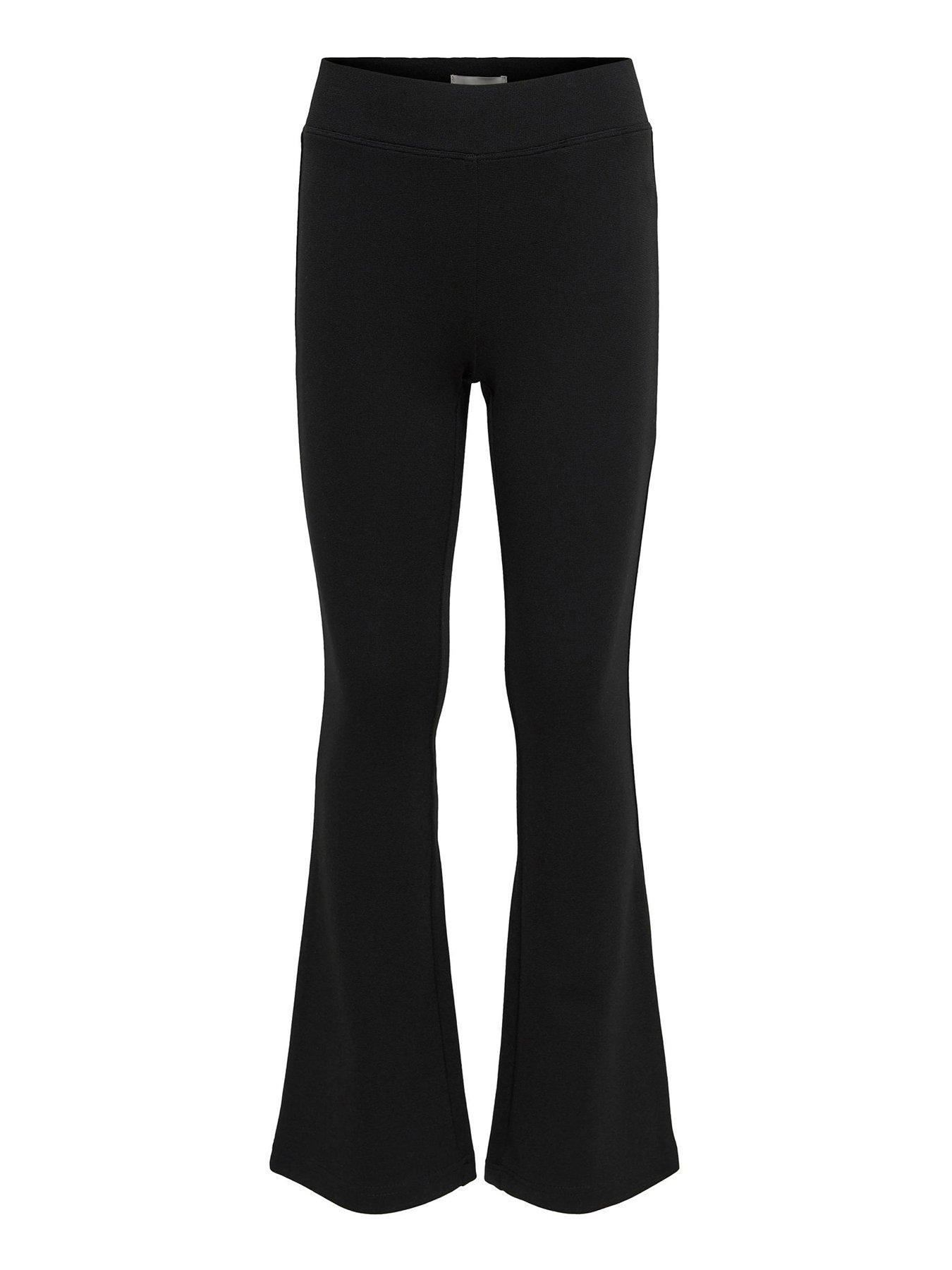 Girls Frappe Rib Flare Trousers, Girls Trousers