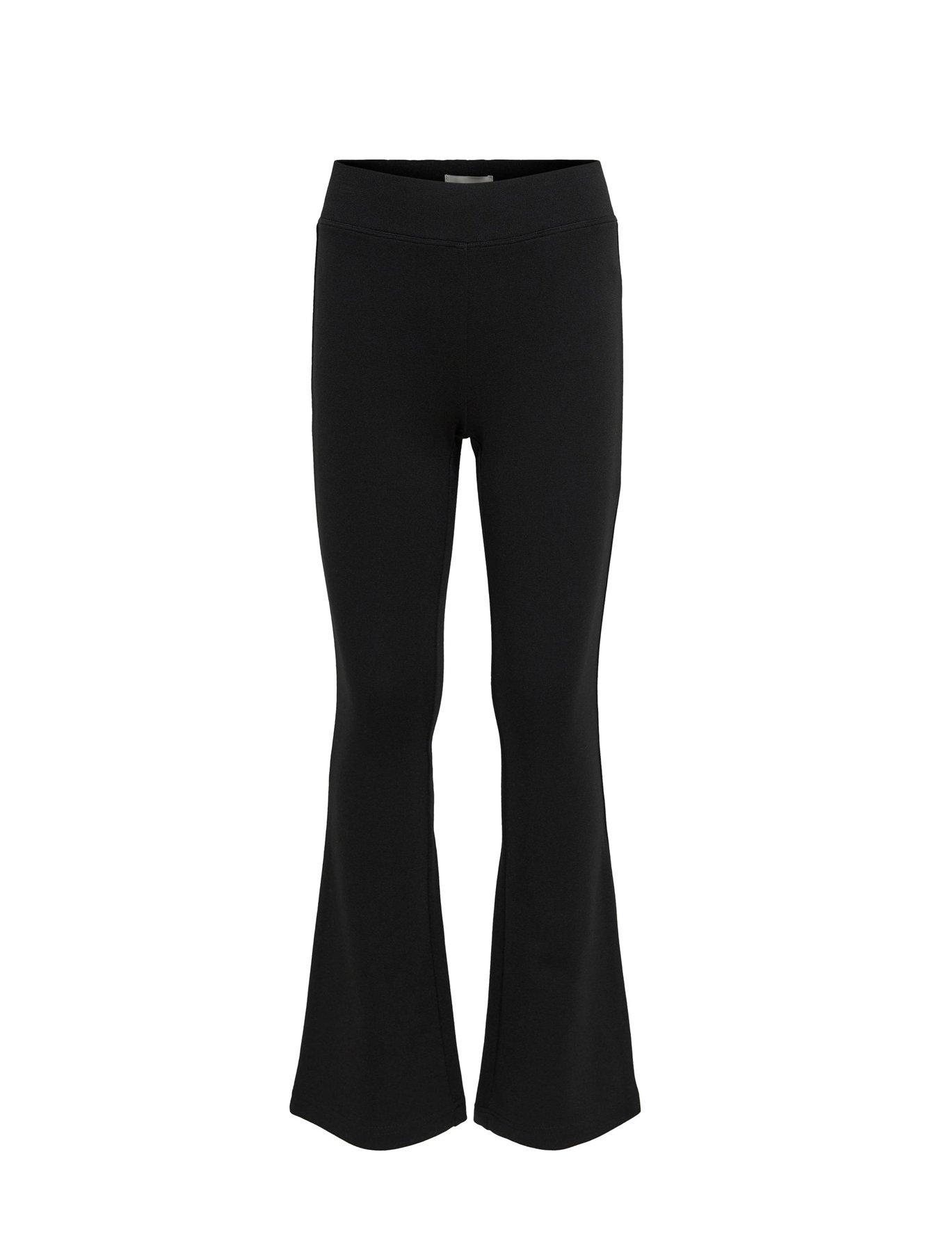 Image 3 of 5 of Only Kids Girls Flared Trousers - Black
