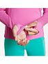  image of nike-older-girls-dri-fit-half-zip-long-sleeve-training-top-pink