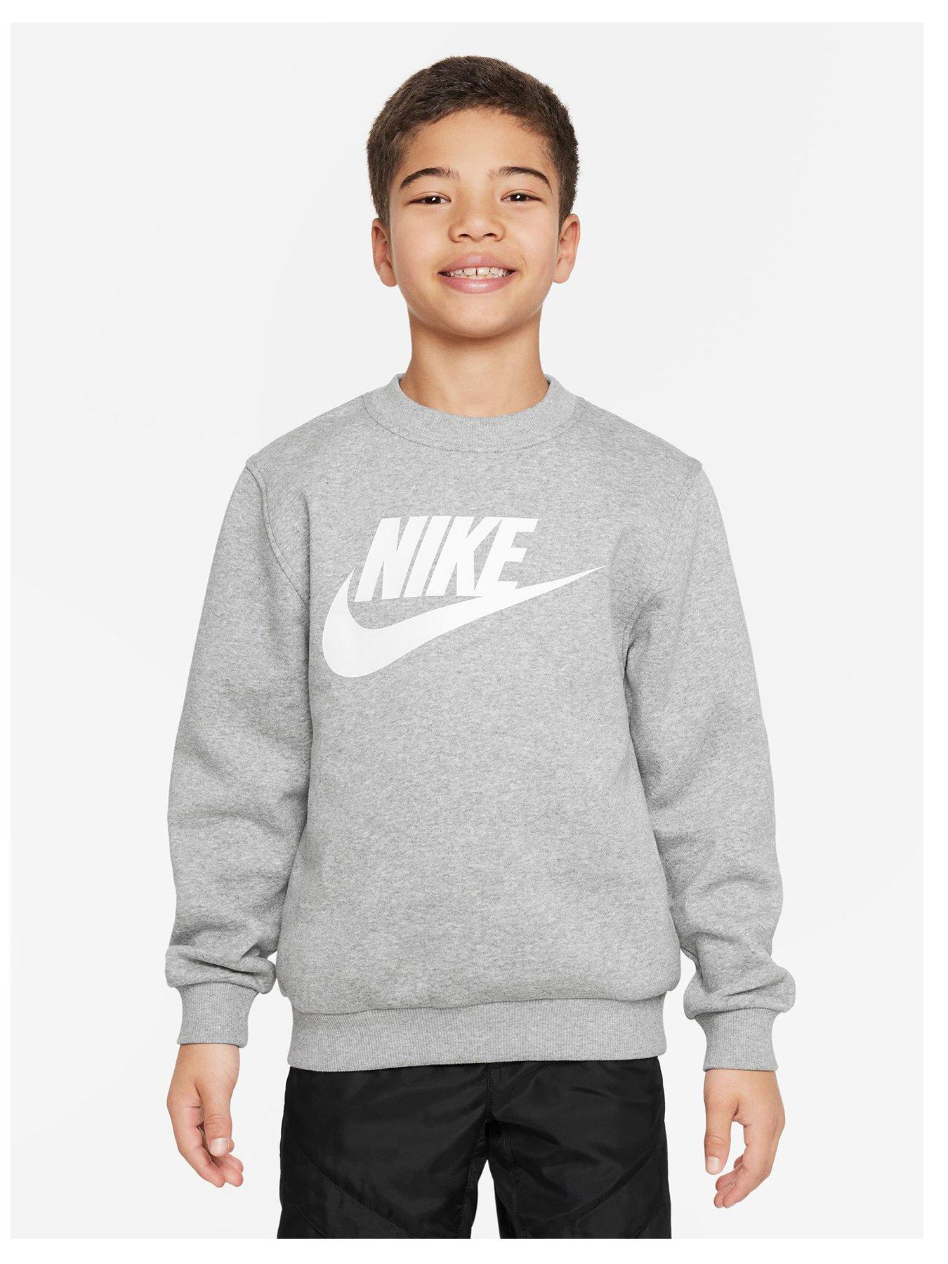 Dark grey store nike sweatshirt