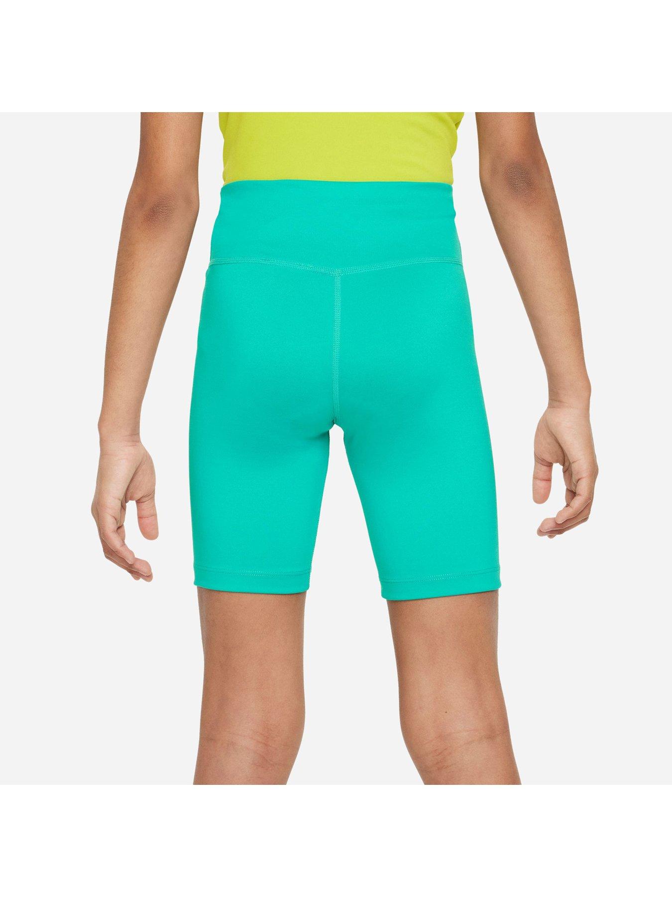 Nike Older Girls Dri-fit One Bike Short - Green | Very.co.uk