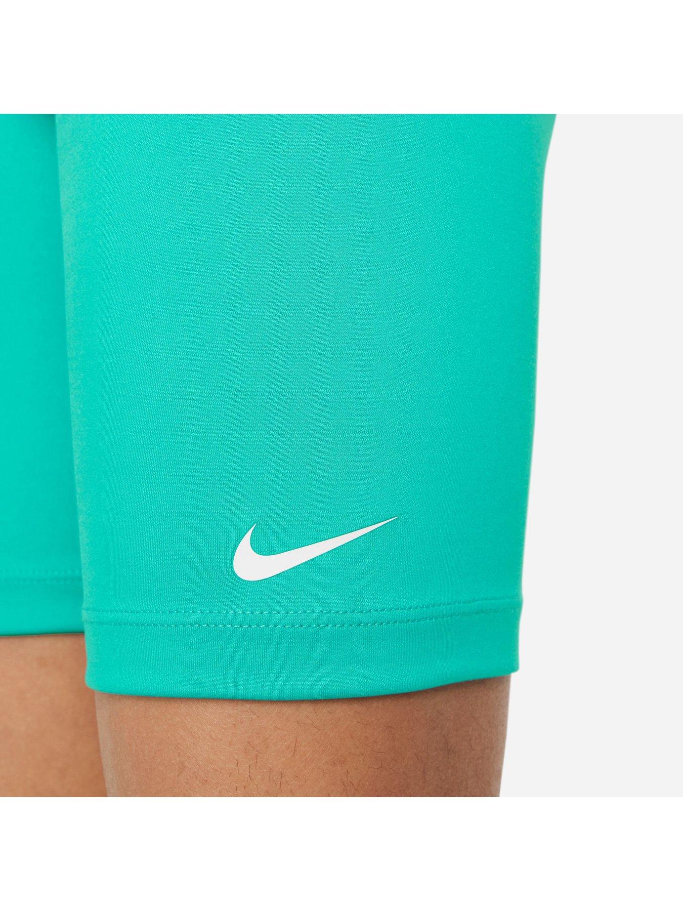 Nike Older Girls Dri-fit One Bike Short - Green | Very.co.uk