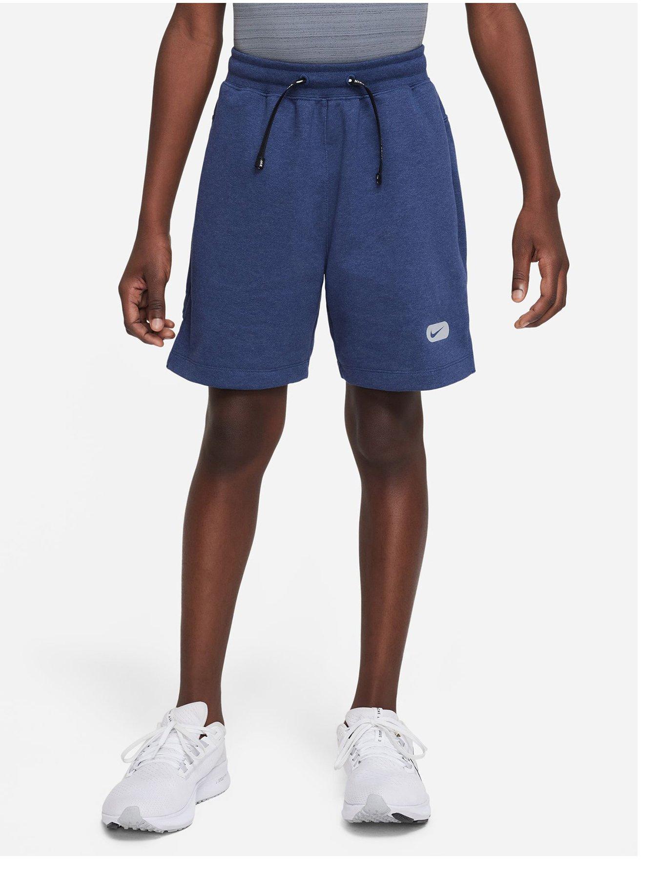 Navy nike best sale fleece shorts