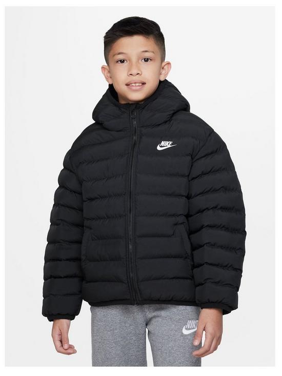 Nike Older Unisex Low Fill Synthetic Insulated Jacket - Black | very.co.uk