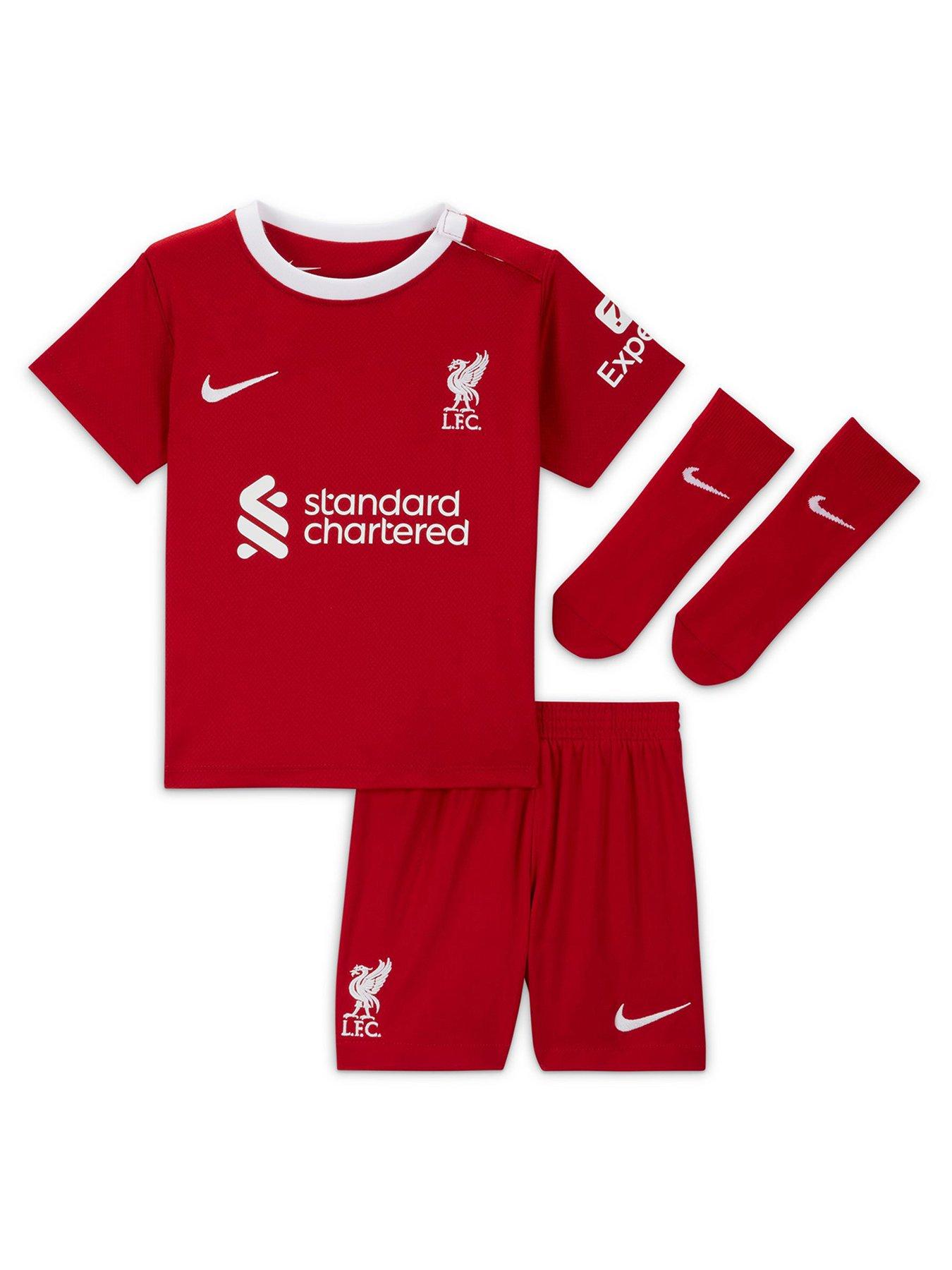 Nike Liverpool FC Infant 22 23 Home Kit Red very