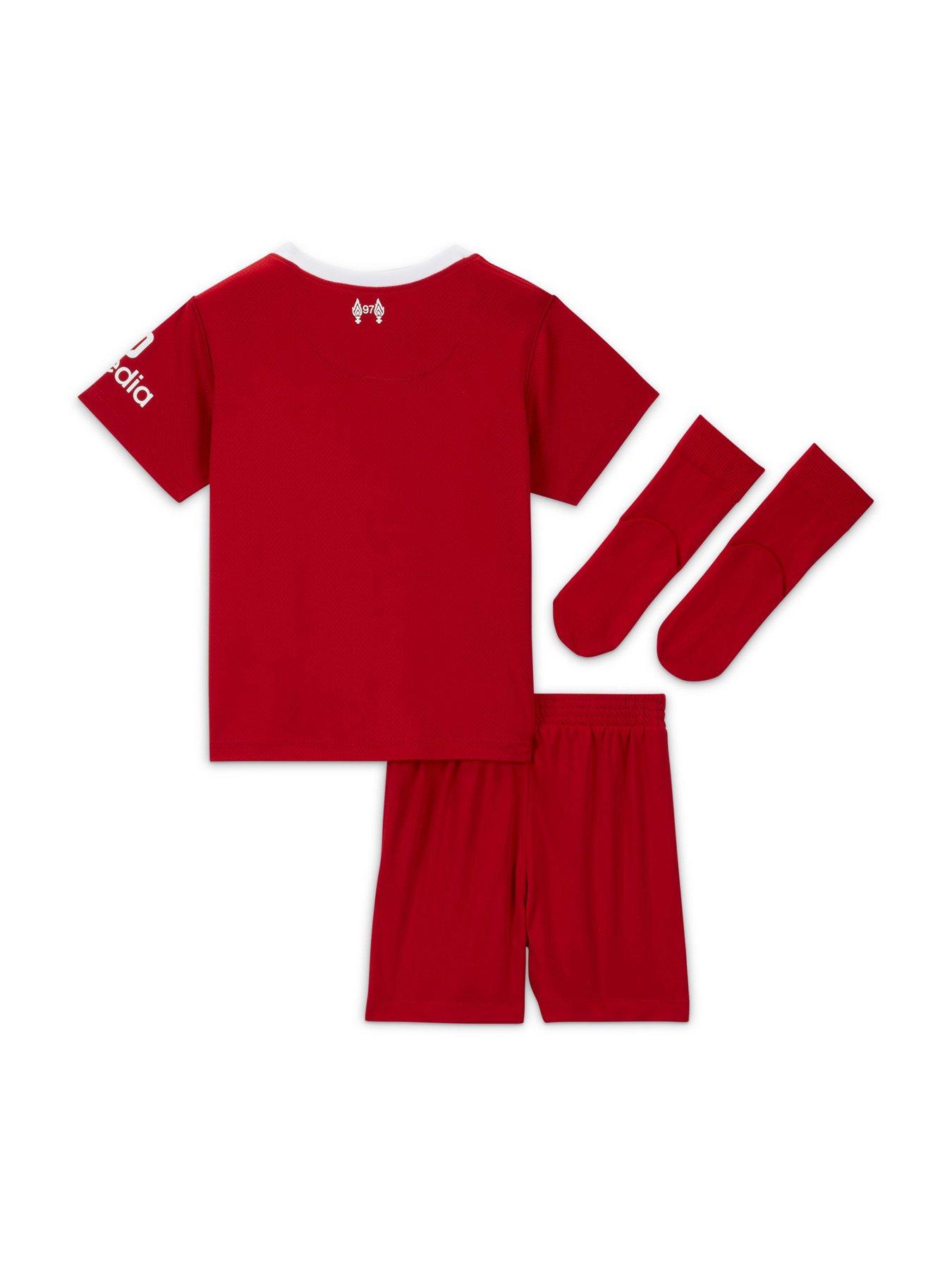 Nike Liverpool FC Infant 23 24 Home Kit Red Very