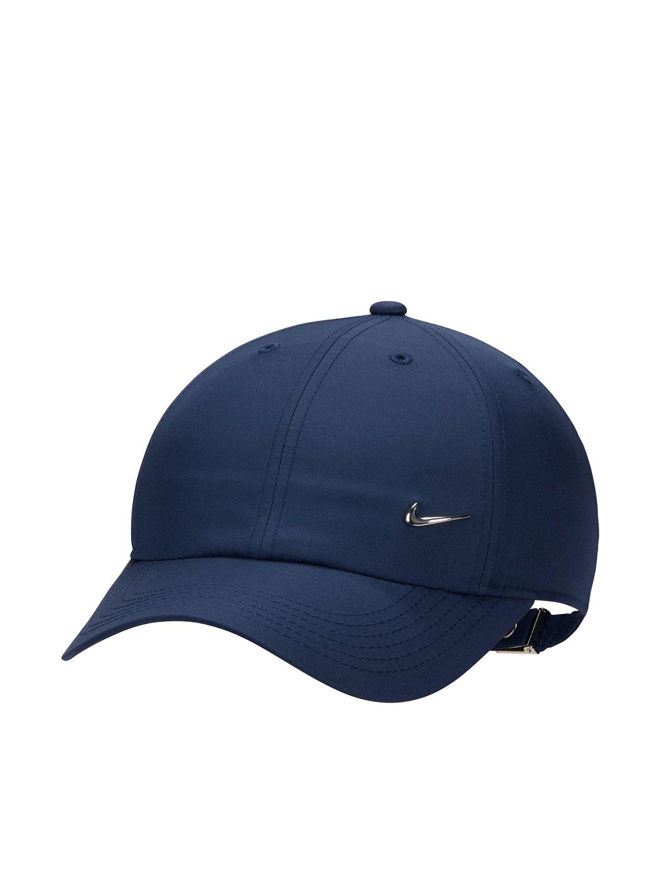 Metal on sale swoosh cap