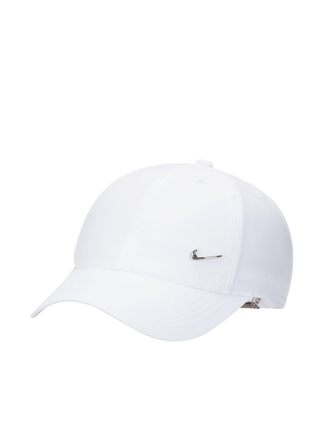 Metal best sale swoosh cap