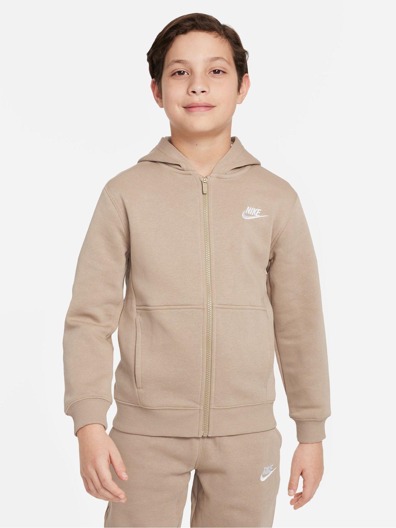 boys nike khaki tracksuit