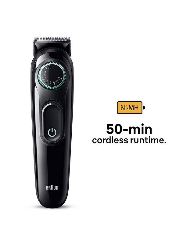 Image 5 of 5 of Braun Beard Trimmer Series 3 BT3411, Trimmer For Men With 50-min Runtime