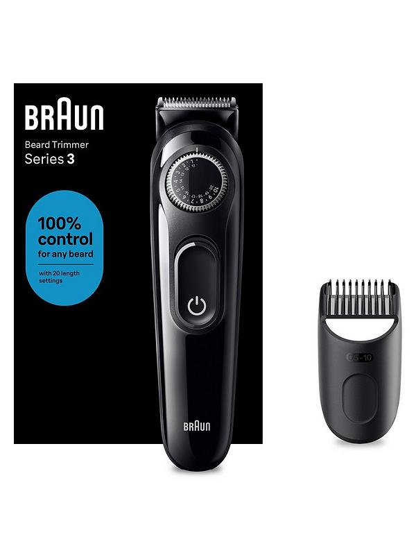 Image 2 of 7 of Braun Beard Trimmer Series 3 BT3400, Trimmer For Men With 50-min Runtime